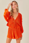 Sunkist Deep V Top