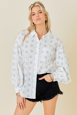 Star Button Down Shirt