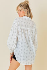 Star Button Down Shirt