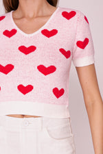 Sweetheart Sweater Top