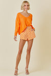 Sunkist Checker Short