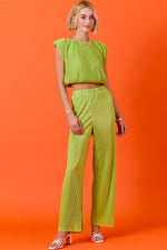 Pistachio Wide Leg Pant