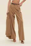 Camel Pinstripe Trouser