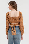 Polka Dot Corset Top