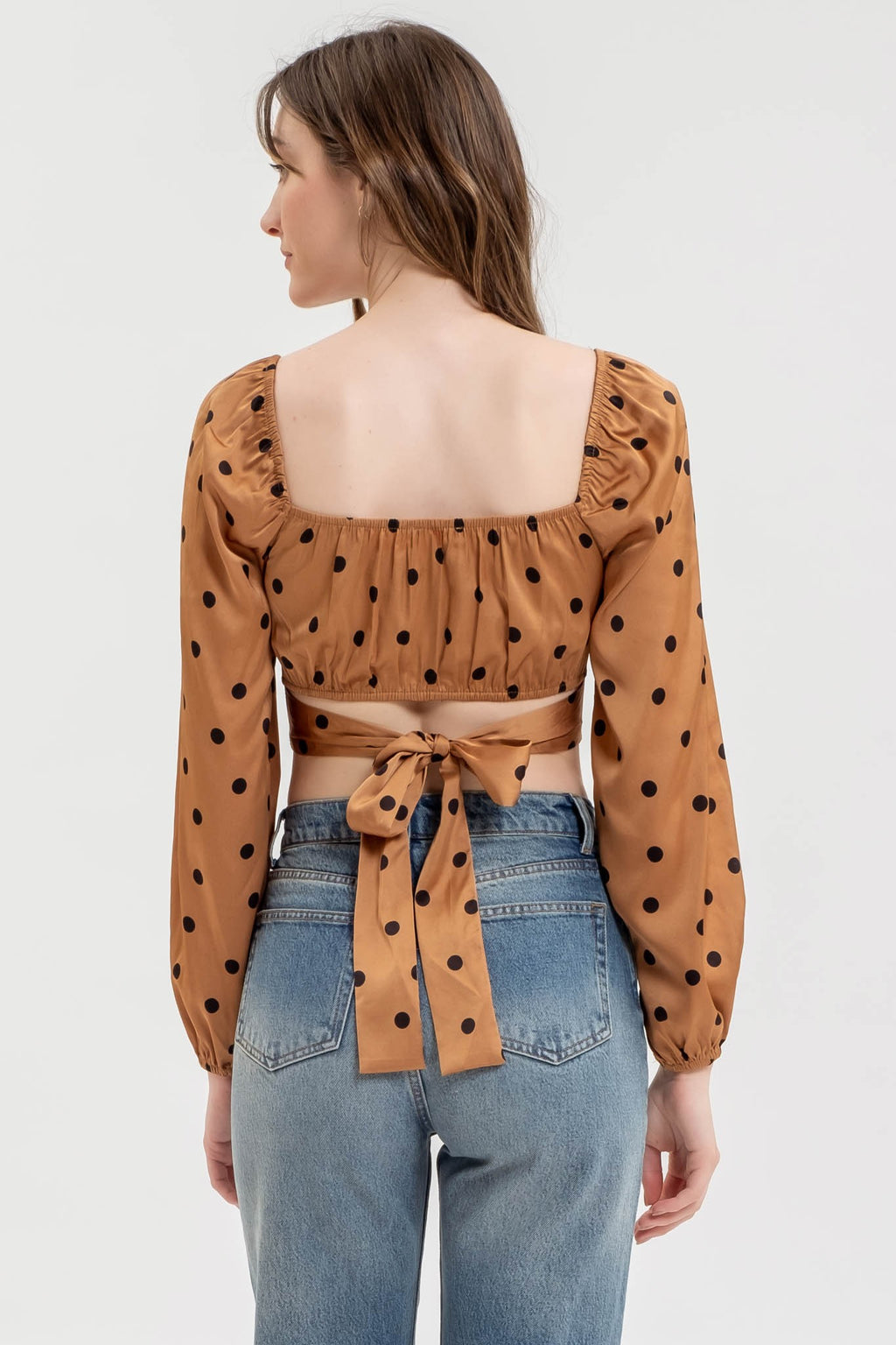 Polka Dot Corset Top