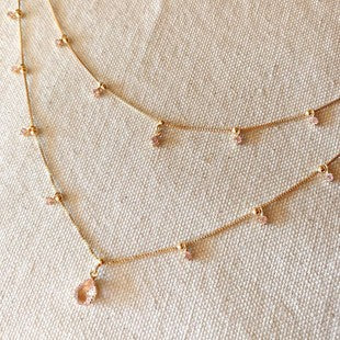 18k Gold Filled Layered Necklace