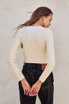 Knitted Long-Sleeve Top