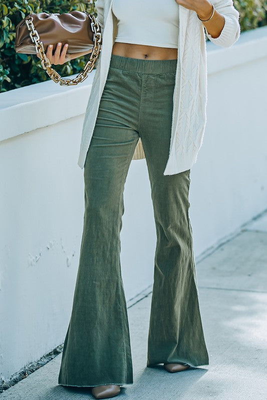 Flare Corduroy Pants