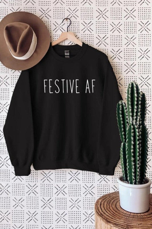 Festive AF Crewneck