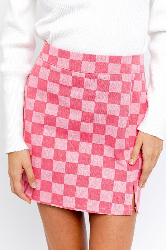 Checked Out Skirt